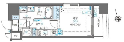 ZOOM渋谷富ヶ谷の間取り画像