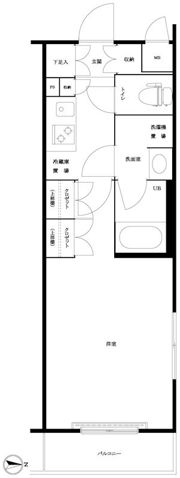 ルーブル三軒茶屋伍番館の間取り画像