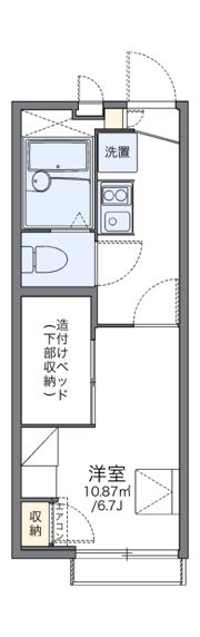 レオパレスBELL NICEの間取り画像