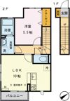 カーサリヴィエールの間取り画像