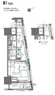 ZOOM横浜桜木町の間取り画像