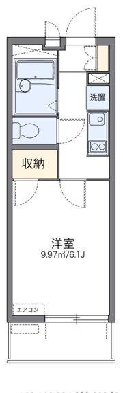 レオパレスラトナの間取り画像