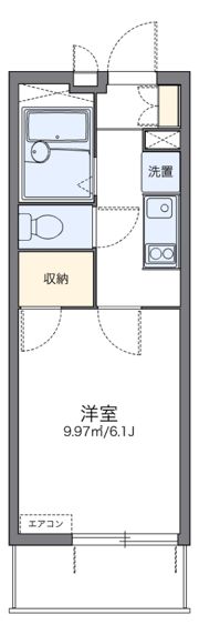 レオパレスラッキーの間取り画像