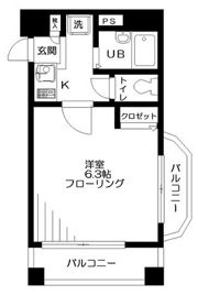 パレステージ西国分寺の間取り画像