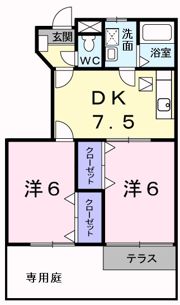 サン エトワールIの間取り画像