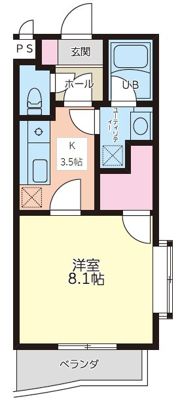 オリエンスIの間取り画像