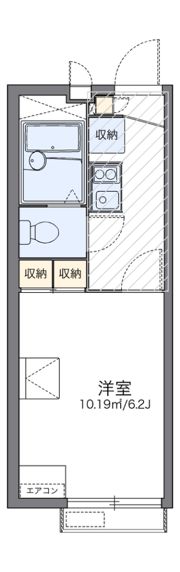 レオパレスビューテラスの間取り画像