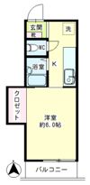 平安コーポラスNo.14の間取り画像