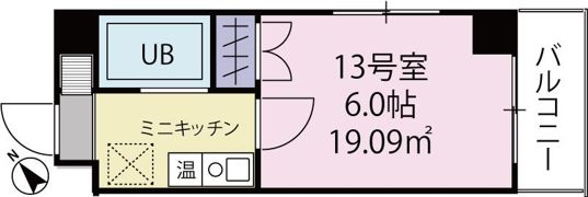 ベルビー川崎の間取り画像
