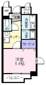 プラシード輝の間取り画像