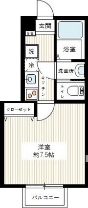 コンフォールMザ・ファーストの間取り画像