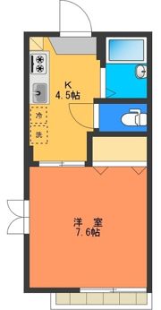 アクレール落合の間取り画像
