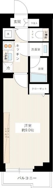 MAXIV赤羽WESTの間取り画像