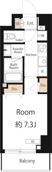 HY’s flat 糀谷の間取り画像