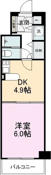 モアエミネンス西新宿の間取り画像