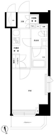 ルーブル新丸子の間取り画像