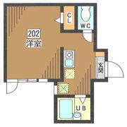 ビラ・リヴェールスクエア豊町の間取り画像
