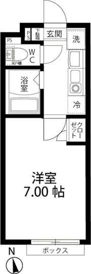 ベルガーデン常盤台IVの間取り画像