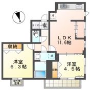 オークフォレスト 聖蹟桜ヶ丘の間取り画像