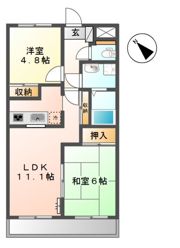 メゾンドリームの間取り画像