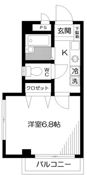 メゾン中野の間取り画像