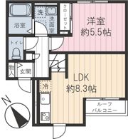 グランコートの間取り画像