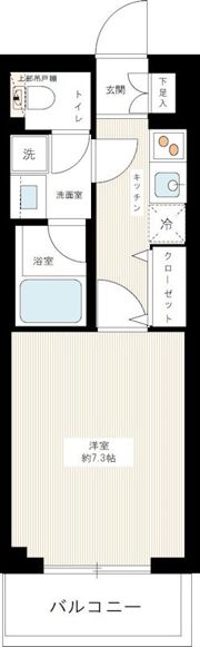ARCOBALENO OSHIAGE EASTの間取り画像