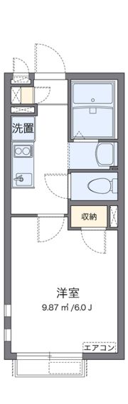 クレイノMUSASHI壱号館の間取り画像