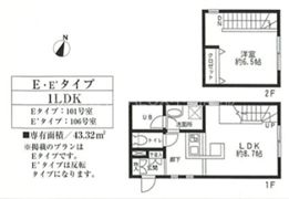 シエールグラン南雪谷STUDIOの間取り画像