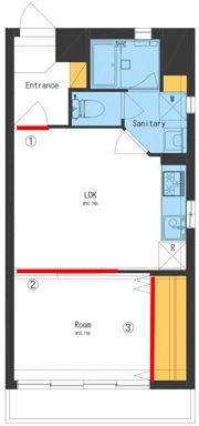 エンジェルス守屋の間取り画像