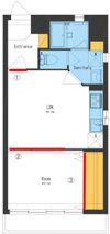 エンジェルス守屋の間取り画像
