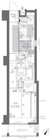 ZOOM渋谷神山町の間取り画像