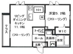 メゾンブラッシュ代々木上原IIの間取り画像