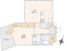 GrandStory用賀IIの間取り画像