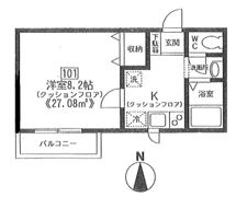 ピアリヴェールの間取り画像