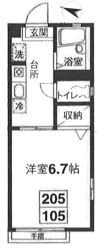 グレイス桜新町の間取り画像