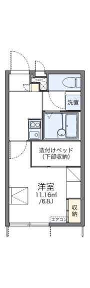 レオパレスエクセレンスの間取り画像