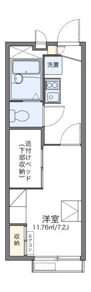 レオパレスボレロの間取り画像