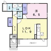 アムールCの間取り画像