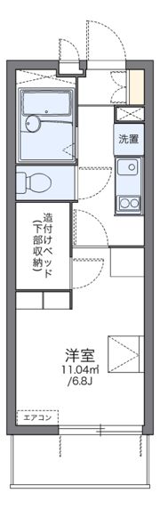 レオパレス伊勢吉の間取り画像