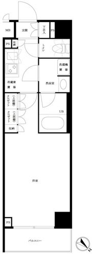ルーブル川崎貝塚参番館の間取り画像