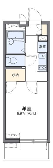 レオパレスフィオーレ船橋の間取り画像