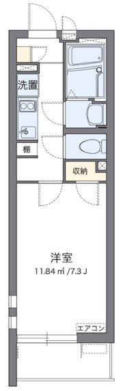 クレイノヴィラ セゾン幕張の間取り画像