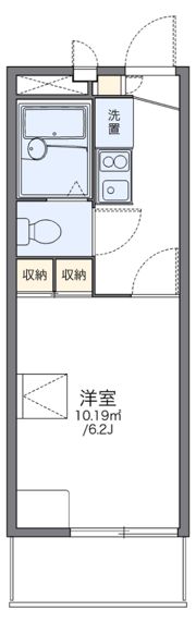 レオパレスコーポ御代川IIの間取り画像