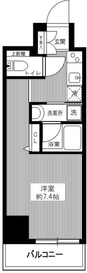 メインステージ立川の間取り画像
