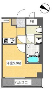 ヴィレッジヒル宮西の間取り画像