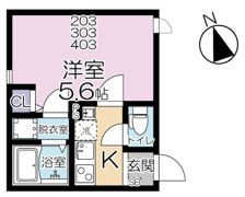 LIFE TOWN YOTSUGIの間取り画像