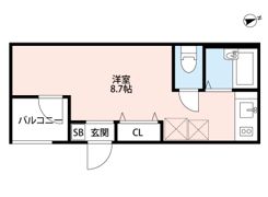 シュテルン新小岩の間取り画像