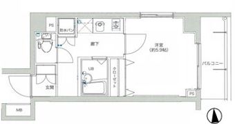 Verona錦糸町IILussoの間取り画像