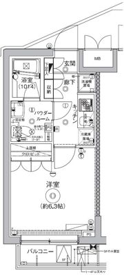 セジョリ北千住の間取り画像